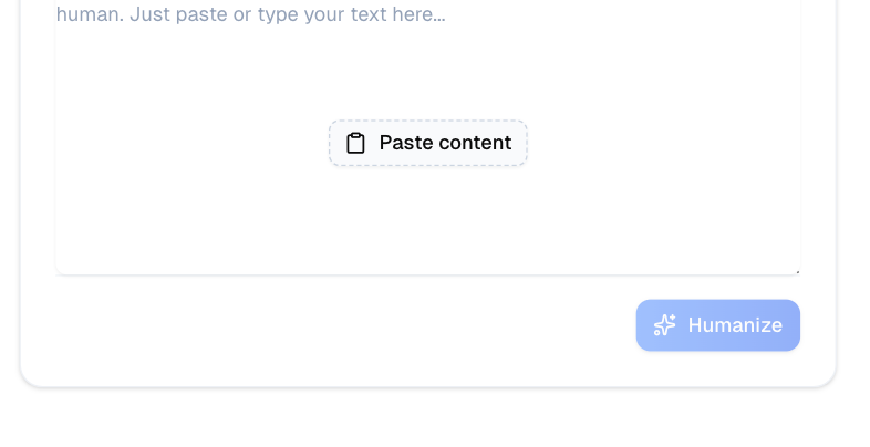 Paste Your Content